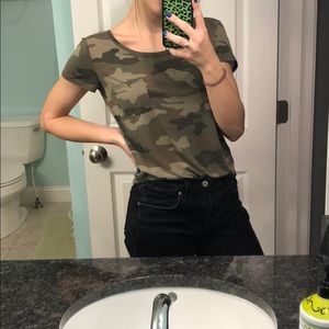 camo shirt with pocket from garage